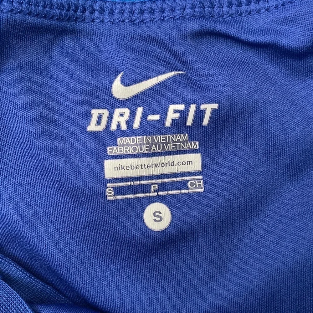 NIKE blue running shorts with small pocket and drawstrings Size S